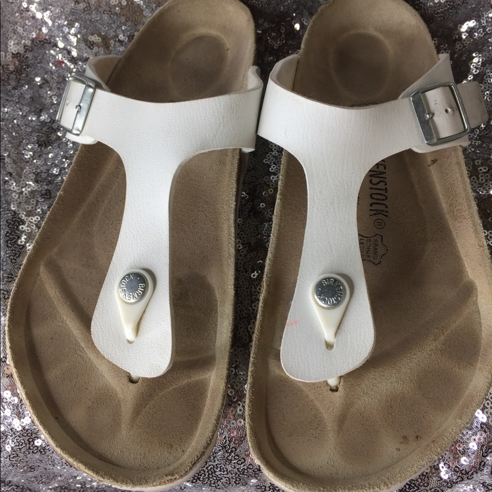 White Birkenstock Sandals